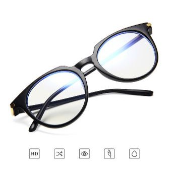 RSB VZ011 Kacamata Anti Radiasi Kacamata Wanita Pria Frame Sunglasses Anti Radiasi Lensa Transparan