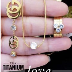 TiTanium Set perhiasan wanita Aw03