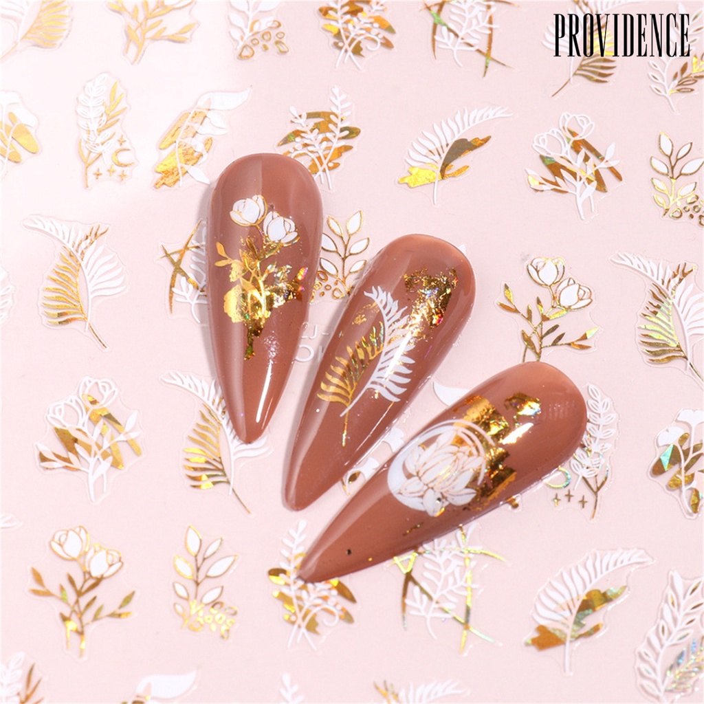 Providence Stiker Nail Art / Manicure Ultra Tipis Multi Motif Untuk Wanita