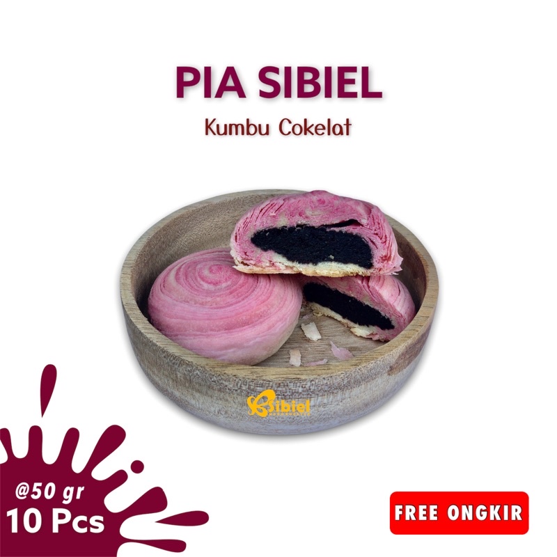 

Sibiel Pia Kumbu Coklat Pia Mumbul Bakpia Jogja (10 pcs)