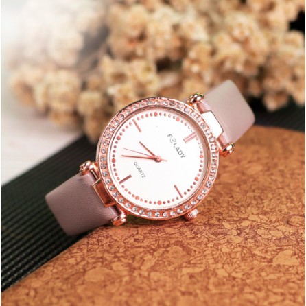 JAM TANGAN ORIGINAL FOLADY MURAH FASHION DIAMOND WOMAN WATCH / FY002