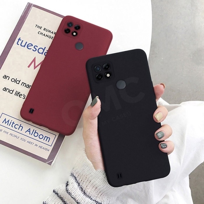 REALME C21 PREMIUM TPU SANDSTONE SILIKONE CASE ANTI LICIN