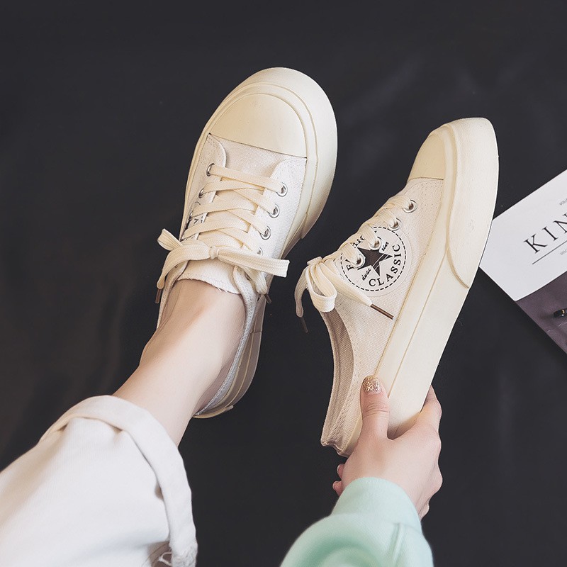 RYX - Boyfriend Drag Sepatu Mule Sneakers Fashion Casual - Ori Import