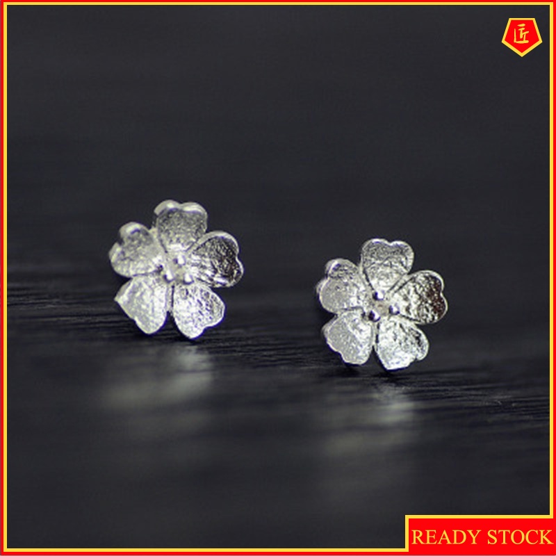 [Ready Stock]Simple Korean Style Flower Stud Earrings