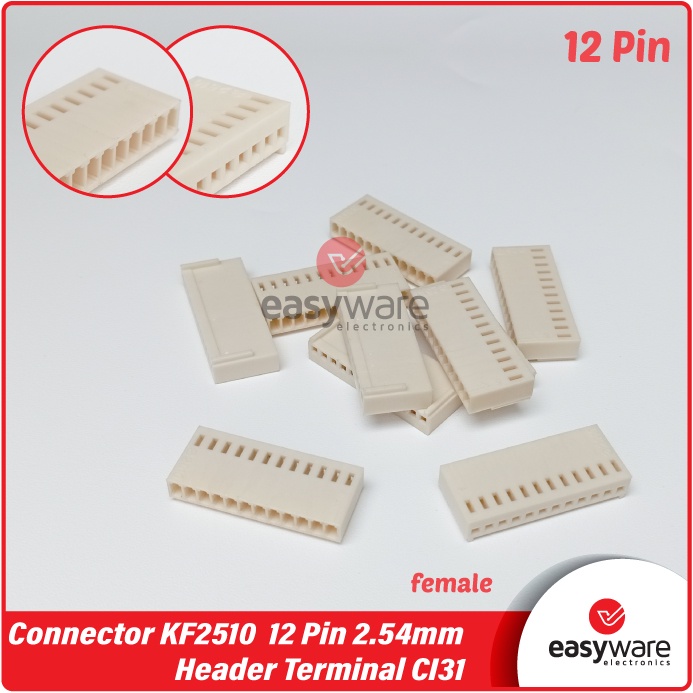 Molex KF2510 12P 12 Pin 12Pin 2.54mm Header Terminal CI31 Connector 2.54mm