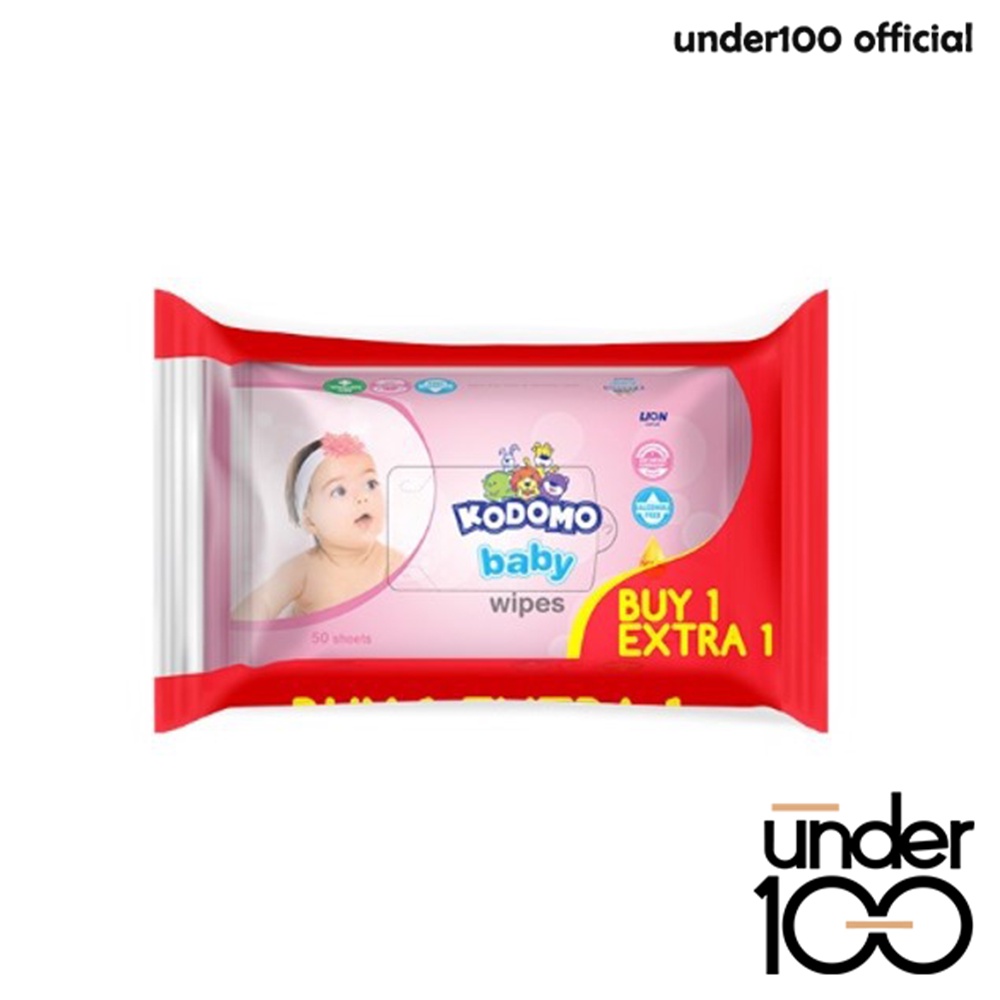 ❤ UNDER100 ❤ KODOMO Baby Wipes | Tisu Basah Bayi | Alcohol Free | Vitamin E