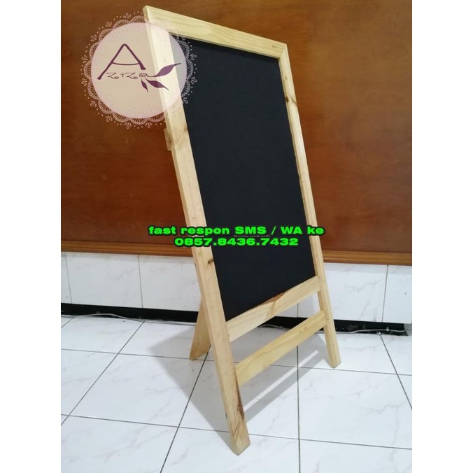 

=====] Stand Chalkboard 100x50 Papan Tulis Kapur Papan Menu Untuk Kafe