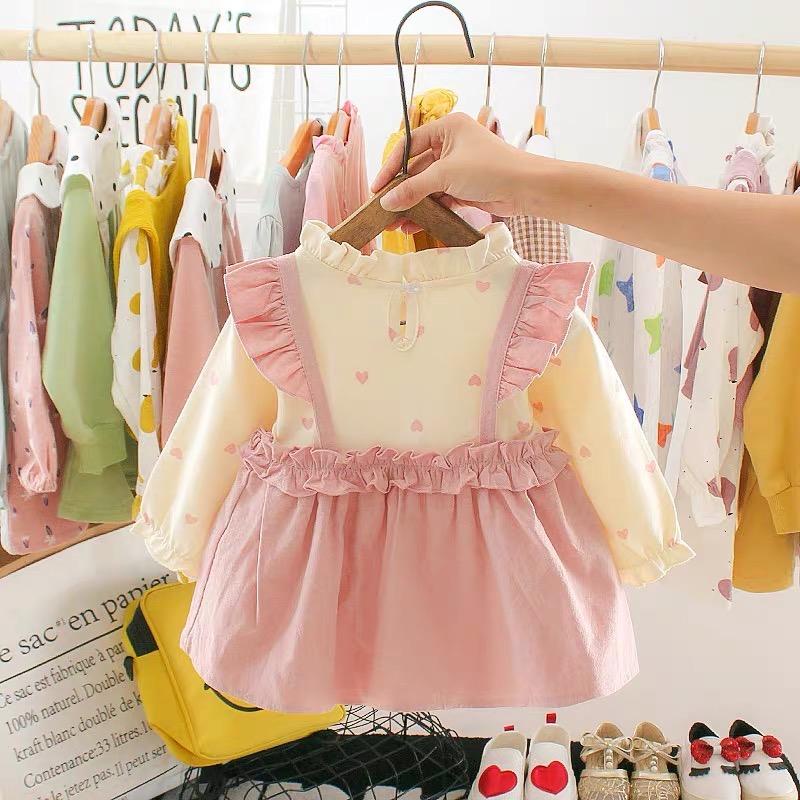 Dress Anak Perempuan Motif Pink Rabbit