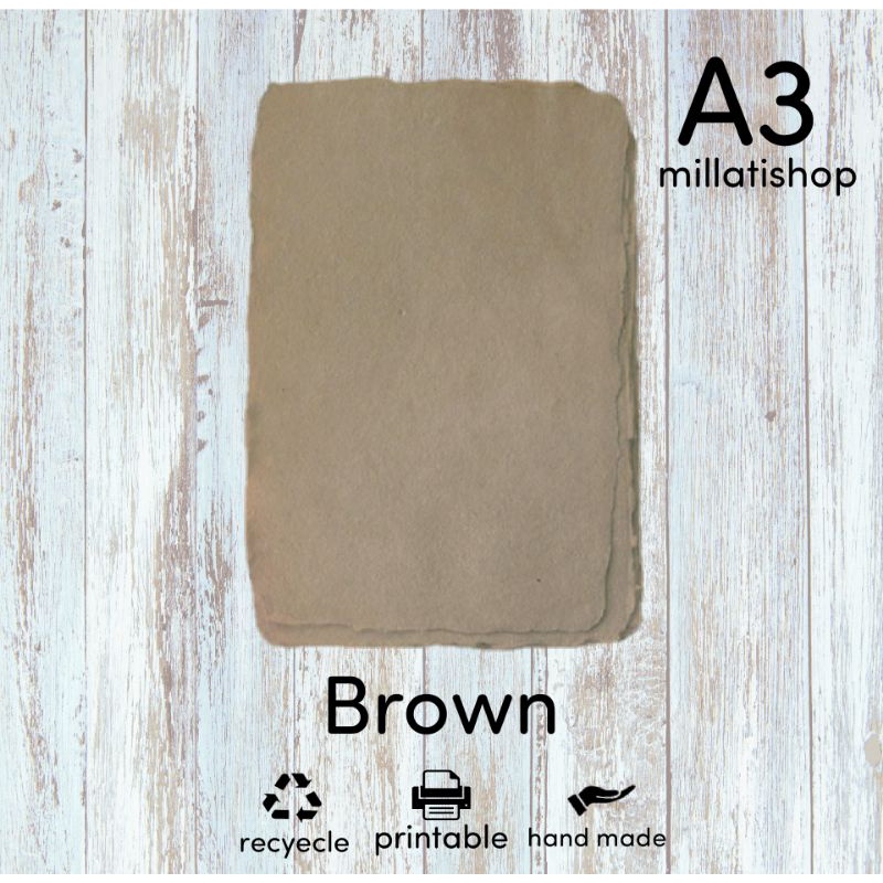 

KERTAS UNIK DARI DAUR ULANG//BROWN//A3
