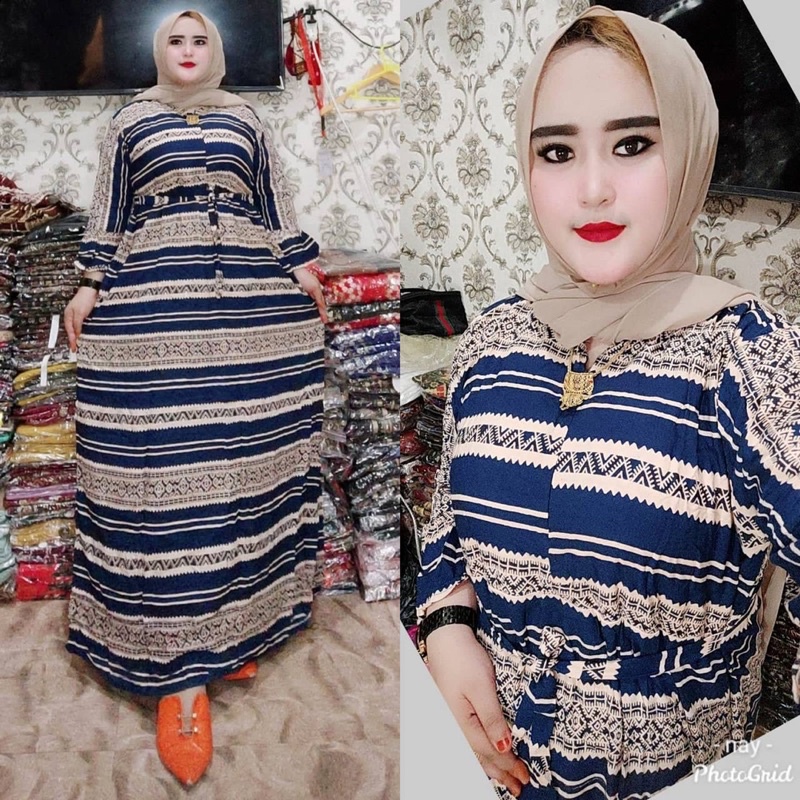 Gamis jumbo busui cabutan salur