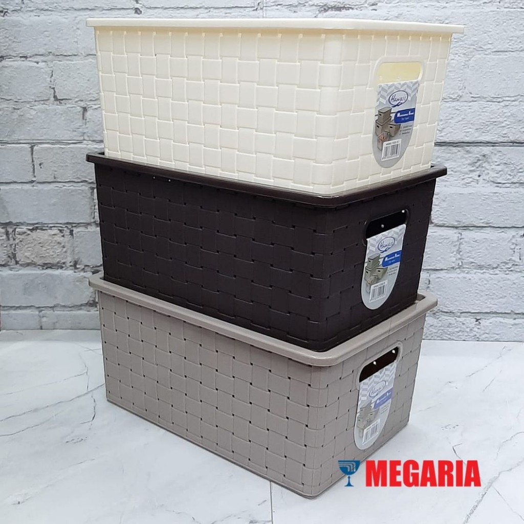 Keranjang Plastik HAWAII + Tutup 9250 S Lugano