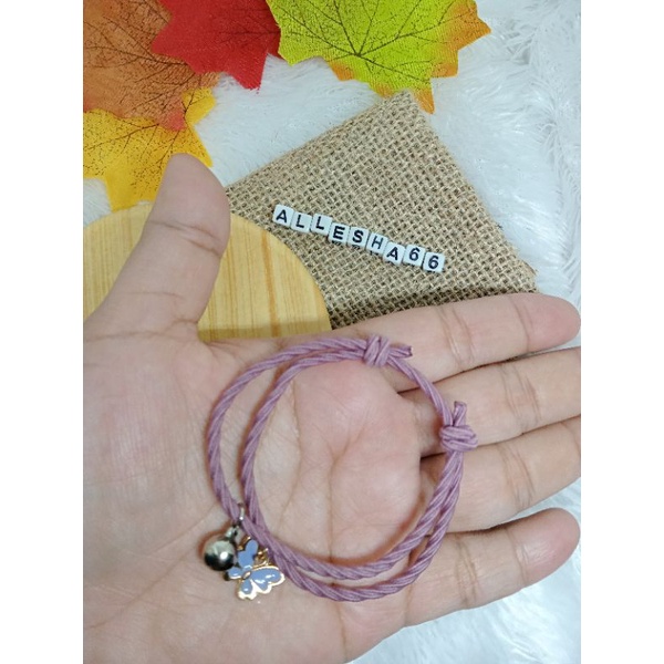 GELANG TALI  ULIR PURPLE