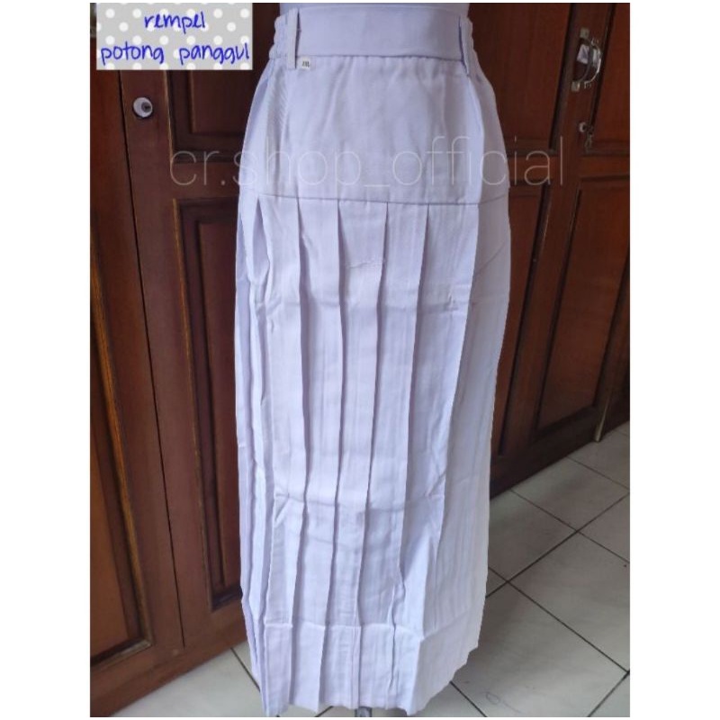 ROK PUTIH SMP ROK SETENGAH REMPEL