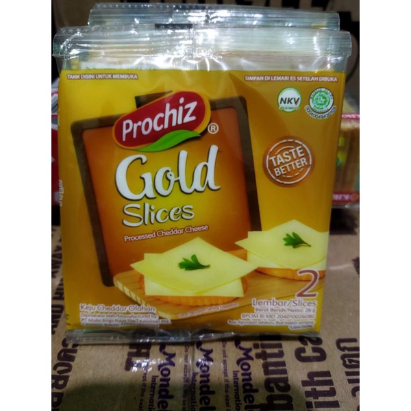 Prochiz Gold Slice 1 lembar isi 2 slice