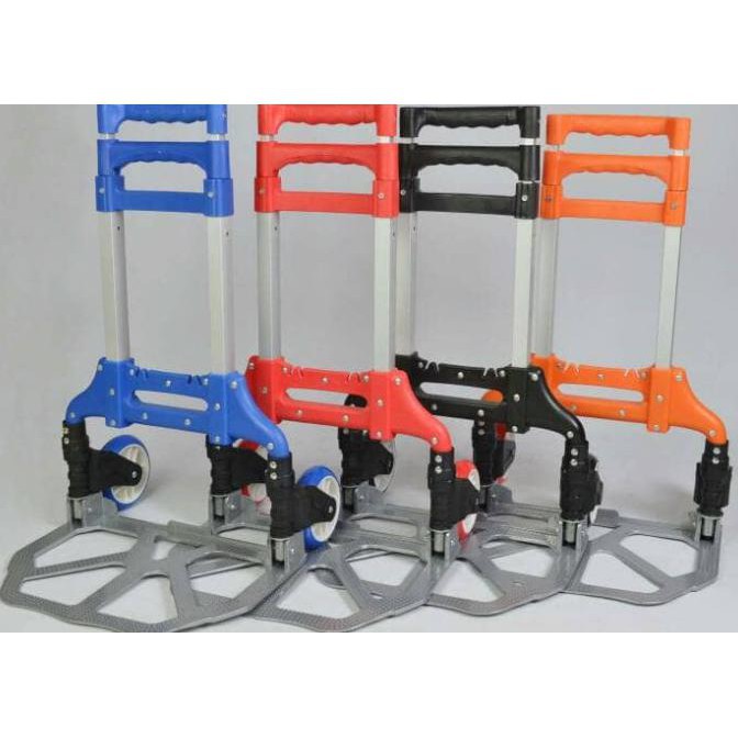 Troli Lipat Pengangkut Barang / Multifunction Folded Trolley, Troli Lipat Serbaguna, Alat Pengangkut