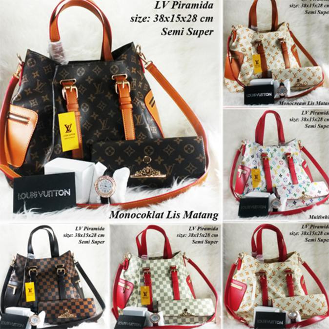 Tas Original Lv Piramida Set Ready