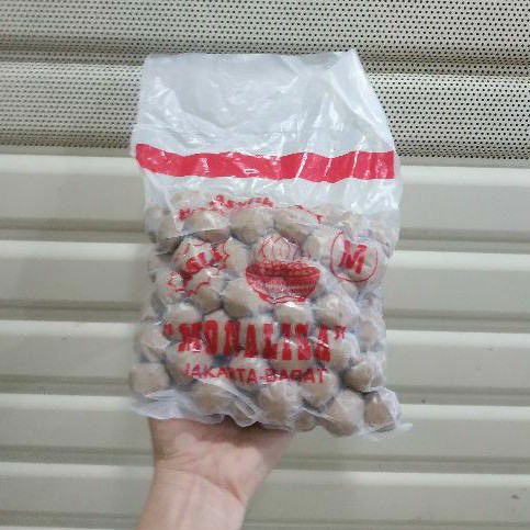 

Bakso Daging Sapi Asli Monalisa ukuran M isi : 100 pcs