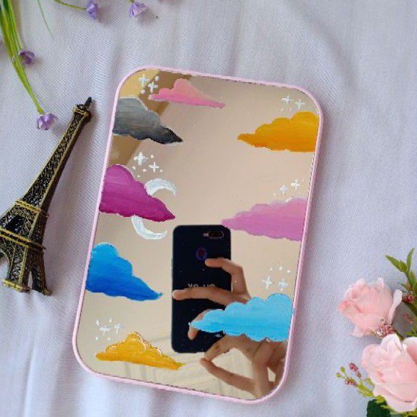 

Mirror painting cermi lukis full colour of clouds CERMIN AESTHETIC HADIAH ULANG TAHUN ULTAH