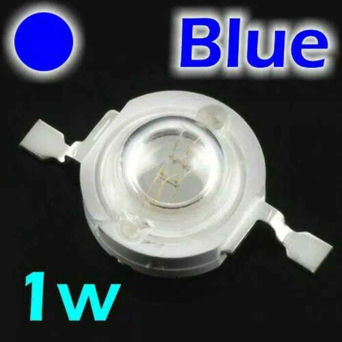 High Power Led 1W Biru Hpl 1watt Blue Super Bright 1 watt