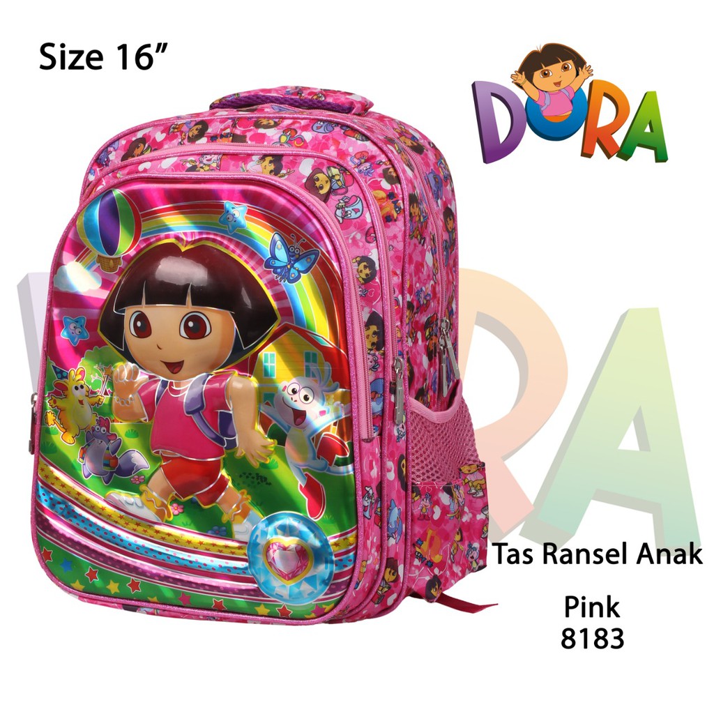 Tas Sekolah SD Anak Anak Berkarakter 8183-16 Ransel Cartoon,[Ransel Anak Sekolah Bermotif]