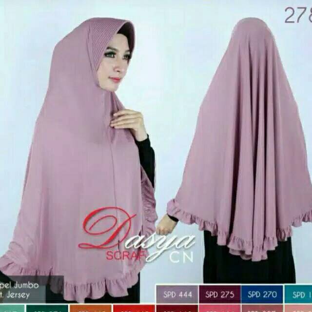 hijab jersey/hijab jumbo/hijab murah/hijab rempel jersey