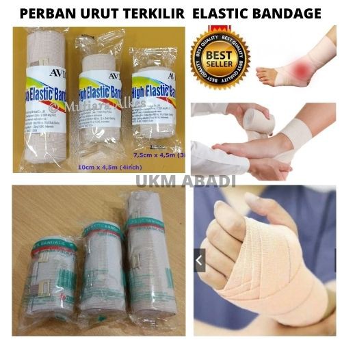 Perban Urut Patah Tulang Terkilir Pelindung Lutut Engkel Ealastic Bandage  113117