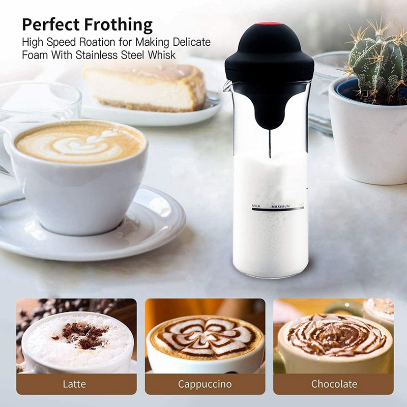 Electric Milk Easy Frother,Whisk Drink Mixer for proof Coffee Mini Foamer Coffee Foam Maker Milk Shake Mixer