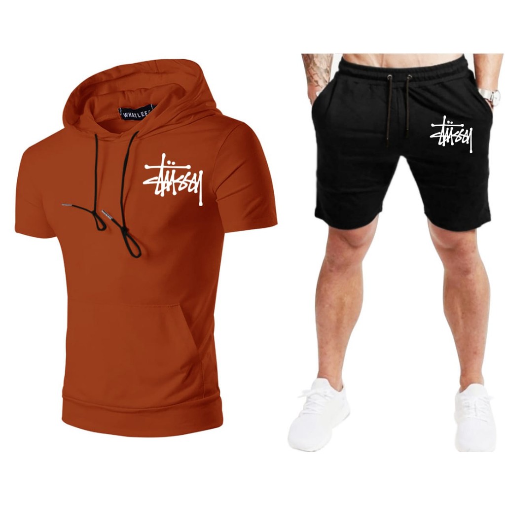 BISA COD / ALIPIO FASHION - SETELAN WHATLE  / fashion pria / hoodie / celana pendek pria / terbaru