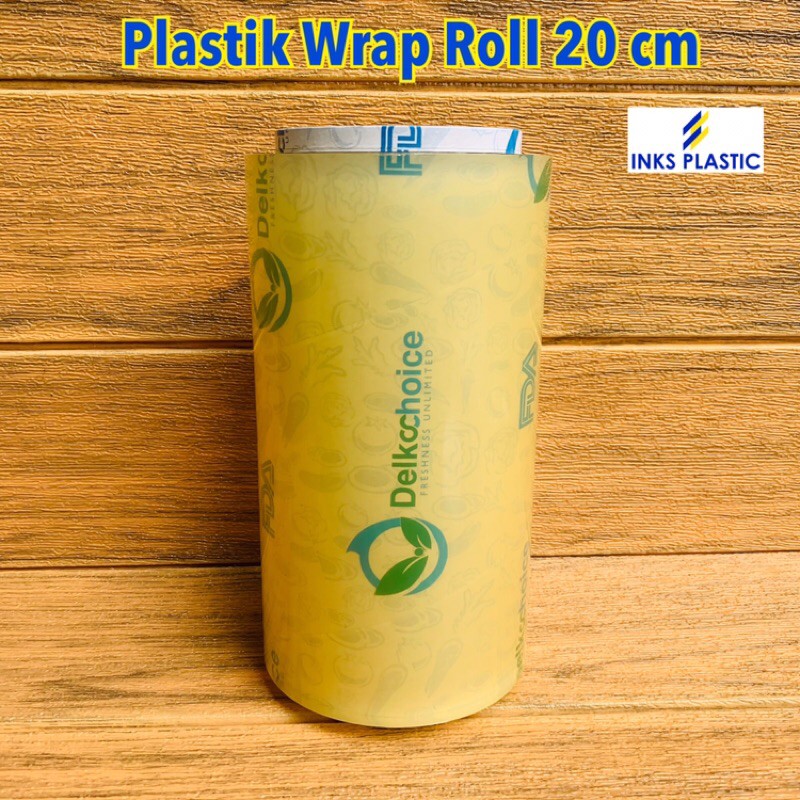 PLASTIK WRAPPING 20 CM ROLL BESAR WRAP PEMBUNGKUS MAKANAN (500 METER)