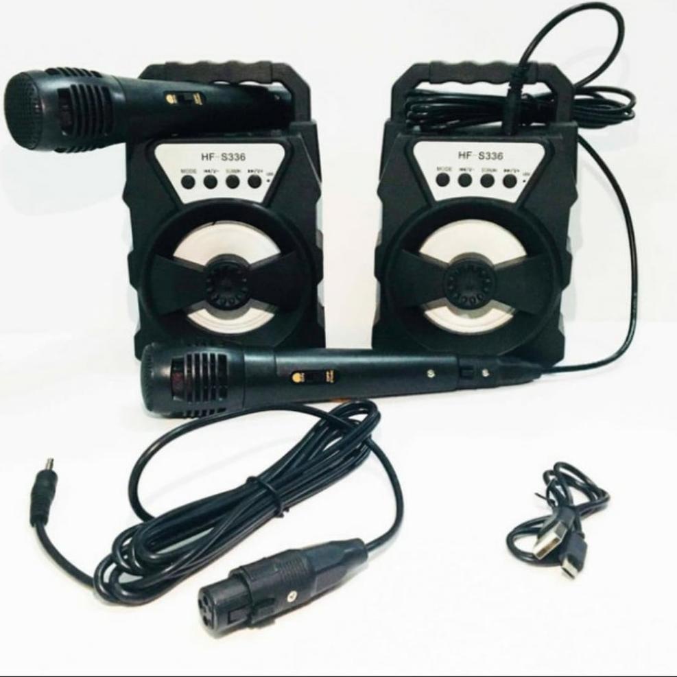 ❁ Speaker Bluetooth S339 S336 plus mic karaoke HF-S339 HF-S336 ♔