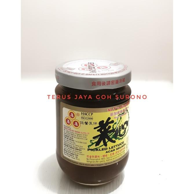 

Aaa Pickled Lettuce Acar Selada Caisim Botol 180G