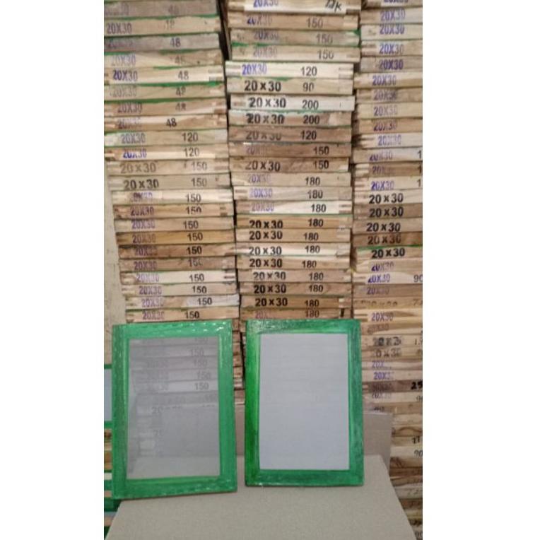 

[Pr0m0ku] SCREEN SABLON 20x30 T.48,54/55 T. 61,T.77,T.90 ( PUTIH ) [makassi.ya]⭐