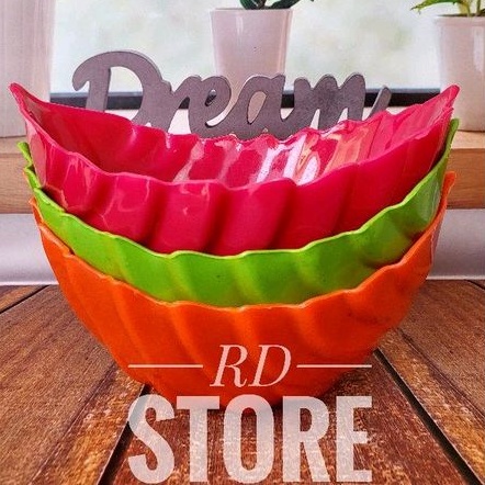 PROMO 3.PCS MANGKUK DAUN SERBAGUNA BAHAN PLASTIC BERKUALITAS