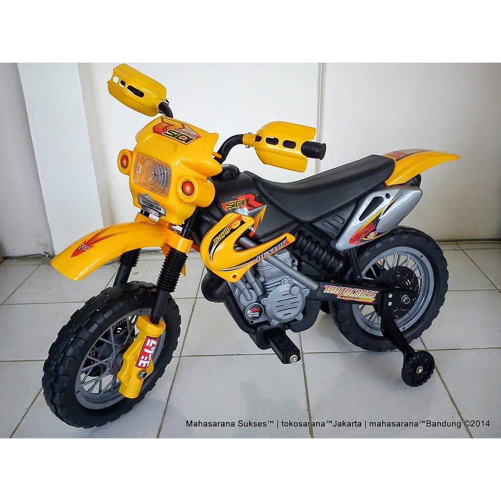 DoesToys DT410 MotoCross Battery Toy Motorcycle Motor Mainan Aki