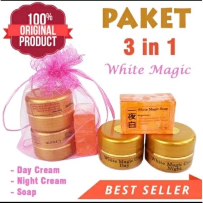 Cream Whitening magic Korea 3in 1