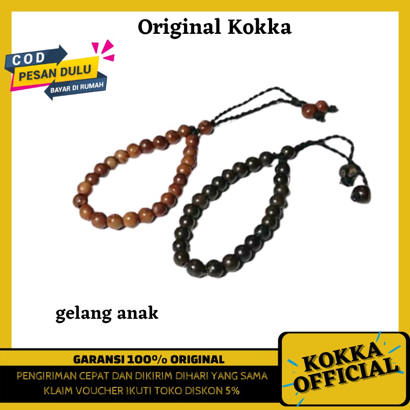 Gelang Kaukah Anak / Bayi Bulat Asli Kaoka Kaokah Kauka Koka Kokkah By Kokka Official