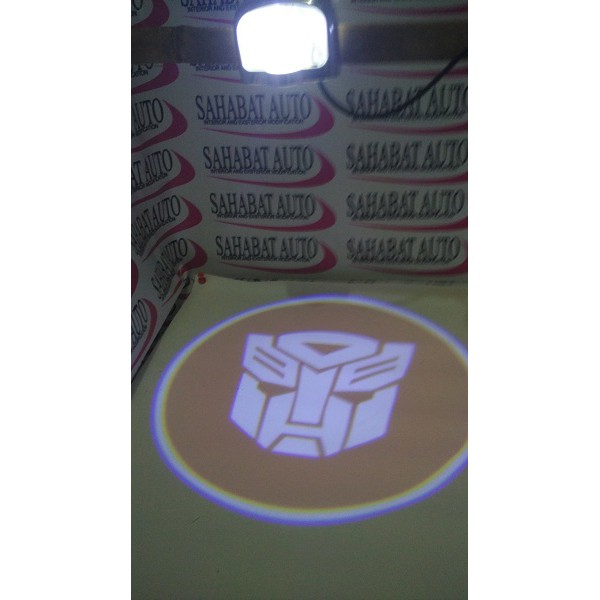 led Logo Pintu Projektor Transformer Untuk 2 Pintu