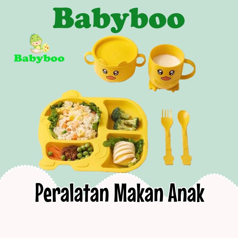 Piring Makan Mangkuk Makan Gelas Minum Anak Bayi Peralatan Makan Anak Set