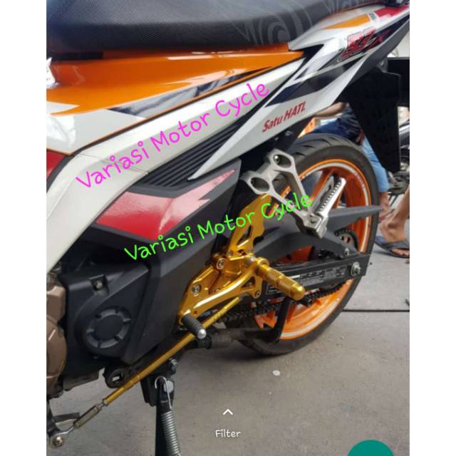 Underbone honda sonic 150cc / footstep sonic / step sonic / pinjakan sonic