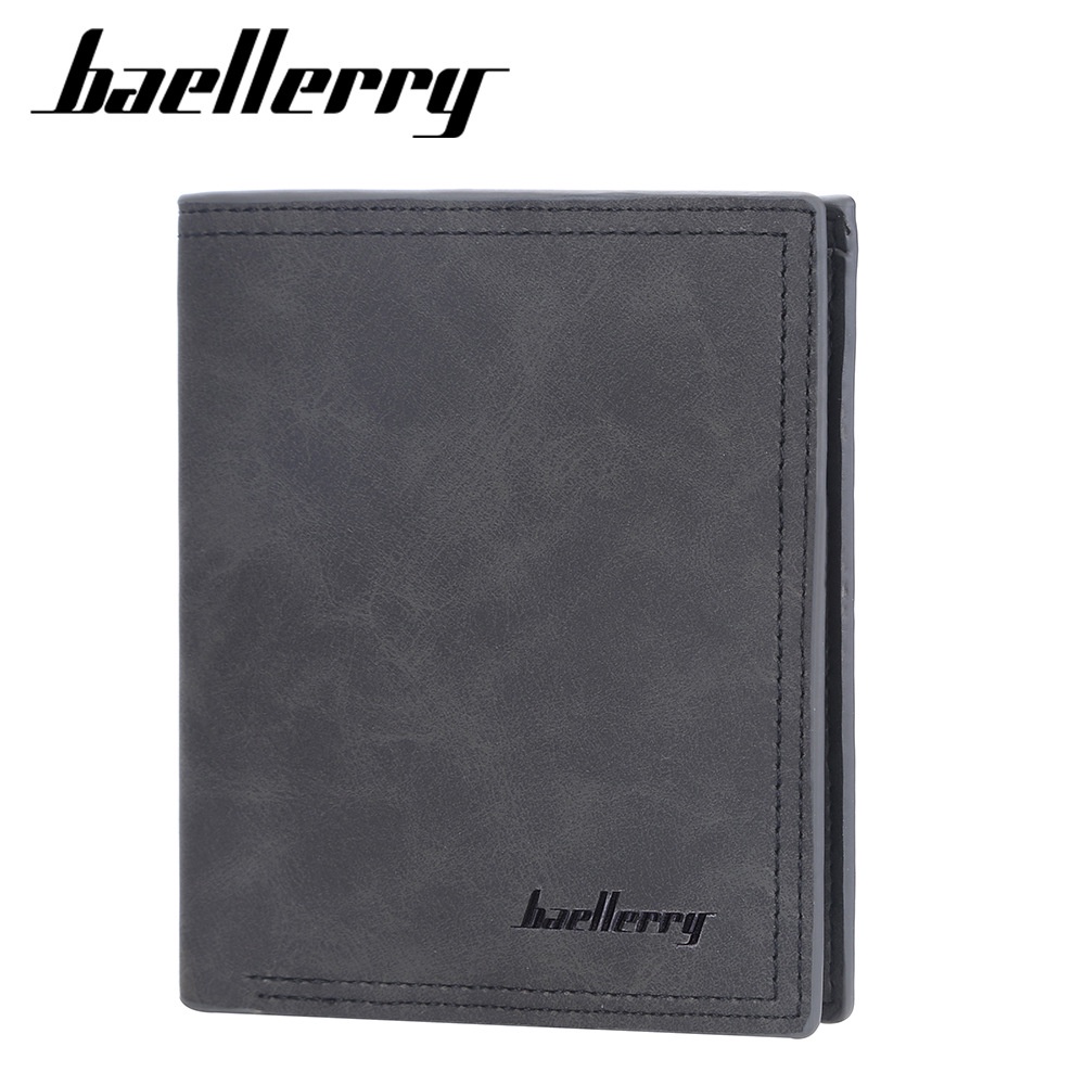 BAELLERRY D9186 Dompet Pria Bahan Kulit PU Leather Premium WATCHKITE WKOS