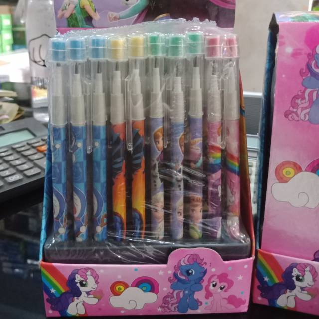 

PENSIL LANTU / BONGKAR PASANG KARAKTER TERMURAH ISI 50 PCS