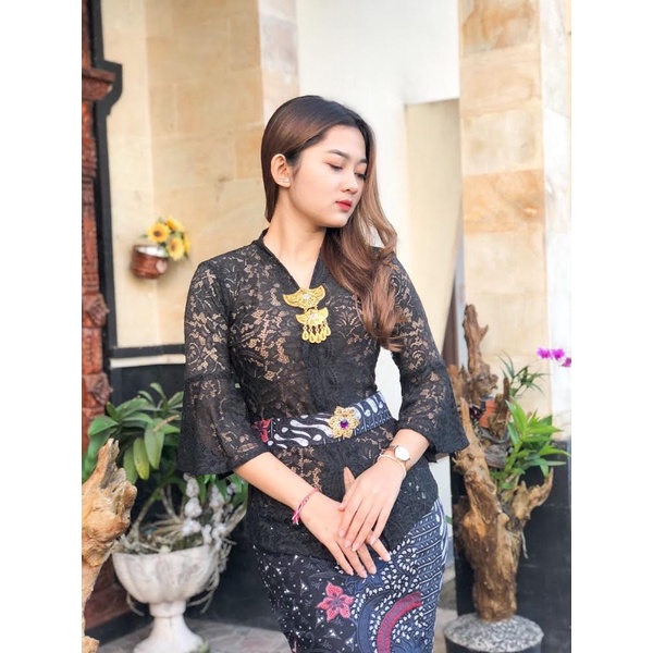 Kebaya Jadi Murah Lengan Lonceng Rumbai | Kebaya Kartini yuli_kebayabali