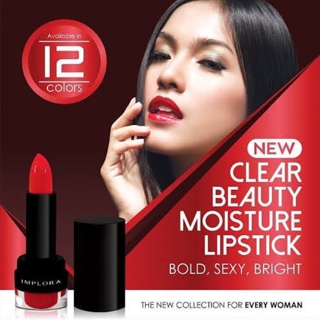 IMPLORA LIPSTIK Moisture (LIPSTIK HITAM)