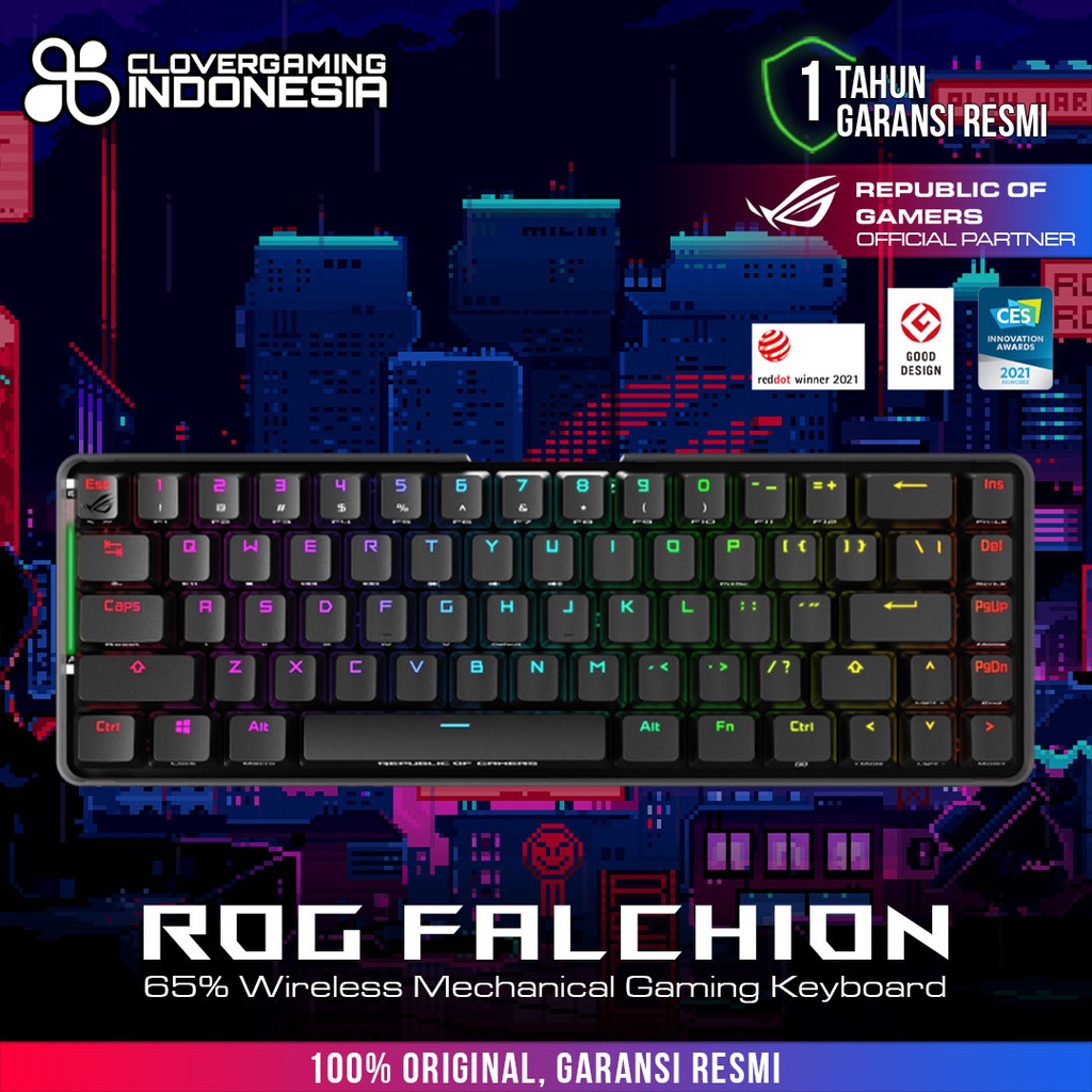 Asus ROG Falchion 65% RGB - Wireless Mechanical Gaming Keyboard