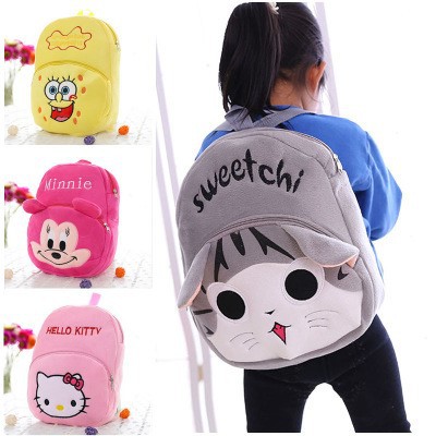 Travelmate Tas Ransel backpack Anak - Ransel Boneka Karakter 2 resleting size M