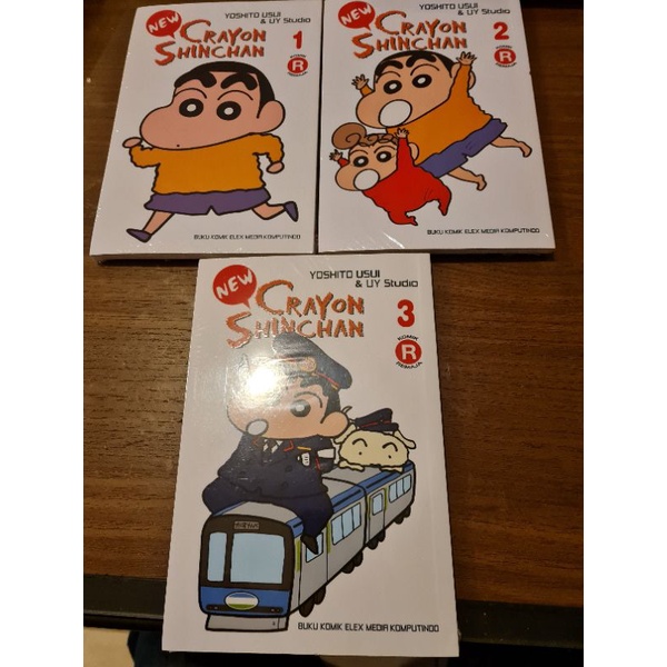 

Komik New Crayon Sinchan set vol 1-3 segel ori