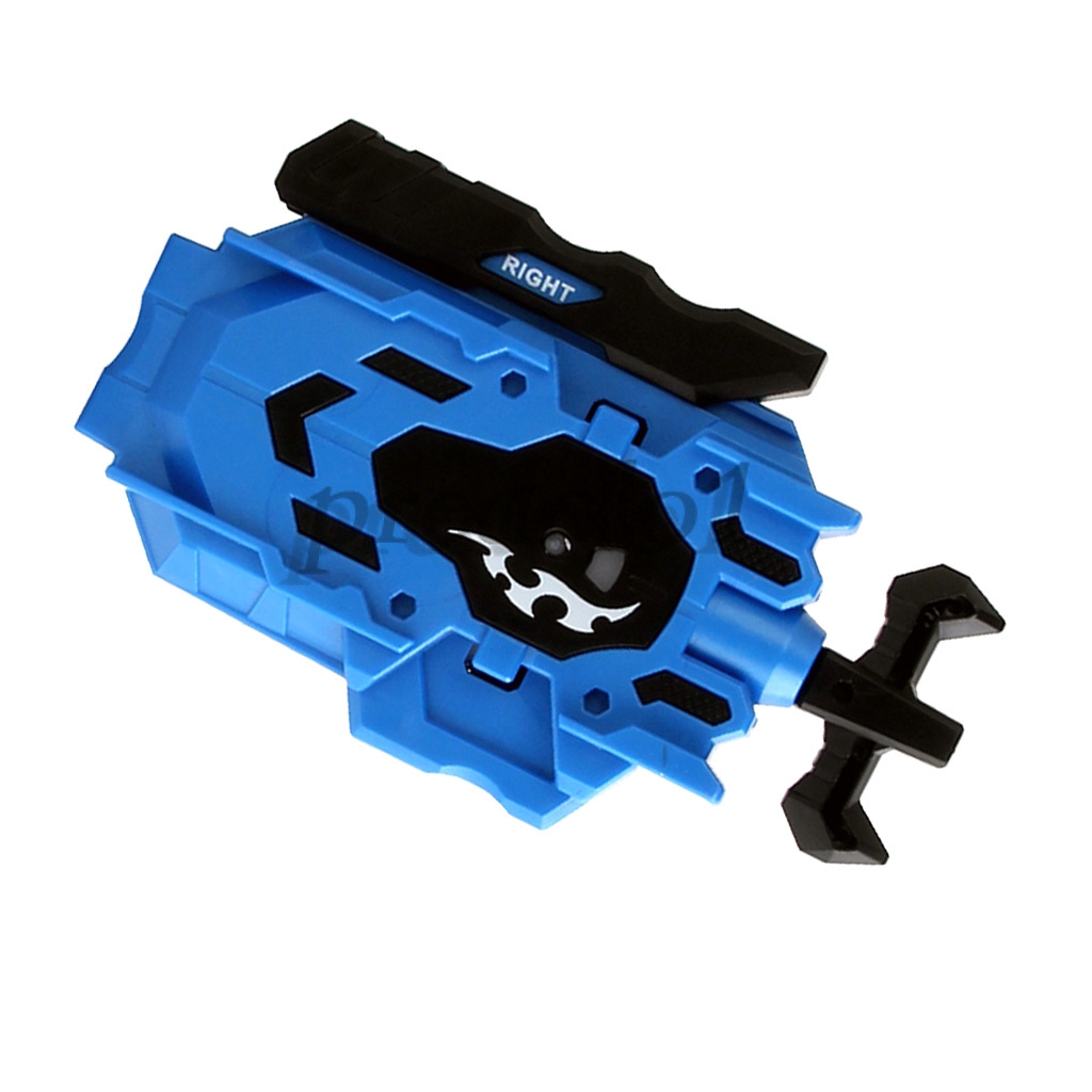 Mainan Beyblade/Gasing Kemudi Ganda Bahan Metal + Tarikan Putar untuk Anak