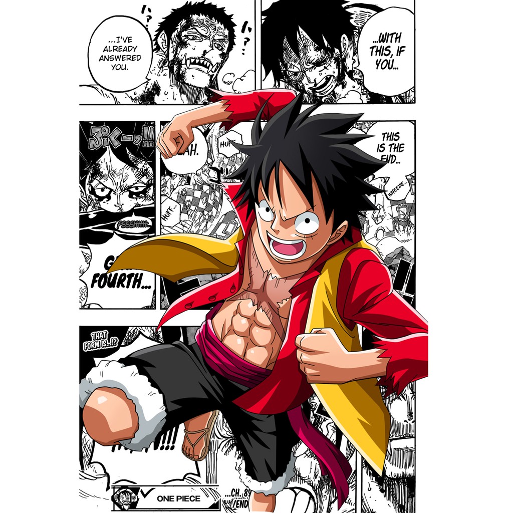 Poster komik one piece
