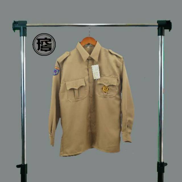 Baju Pramuka Laricci Lengan Panjang Manset laki-laki dan perempuan