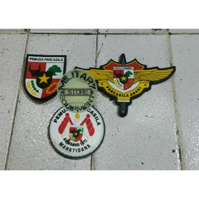 rubber patch - emblem - perekat logo wing pemuda pancasila